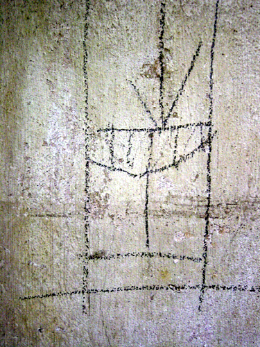 Installationsfoto Wandzeichnung