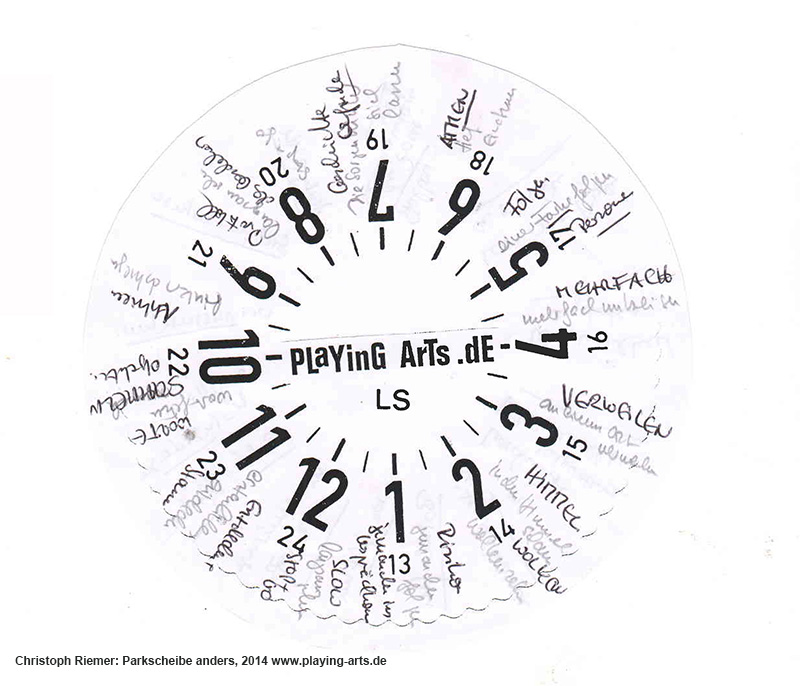 Parkscheiebe anders Christoph Riemer